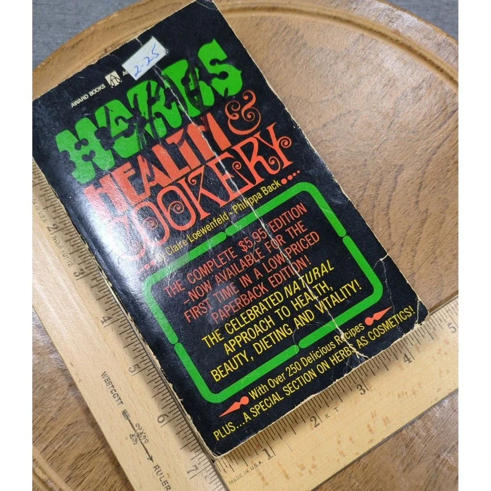 1967 Herbs Health & Cookery VTG Cookbook by Claire Loewenfeld & Phillipa Back PB